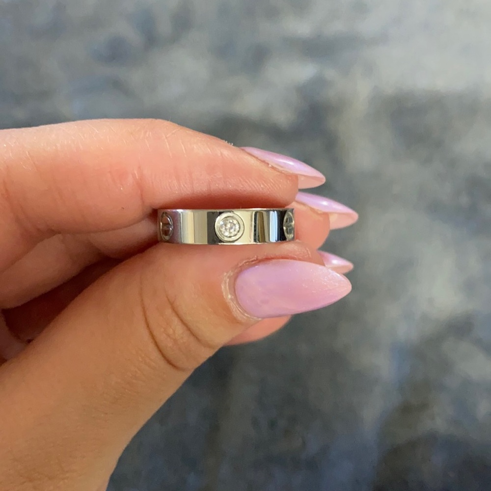 NO BRAND SILVER RING SZ 7